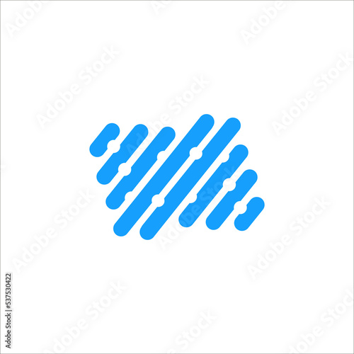 growth circuit board logo design vector sign