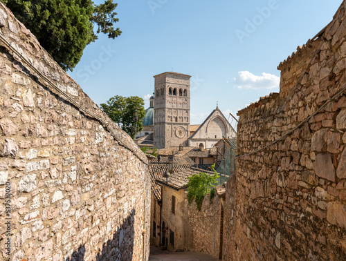 Details of Assisi town in Umbria Italy