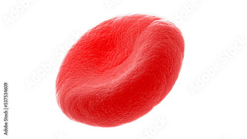 Obraz na plátně 3d rendered medical illustration of a red human blood cell