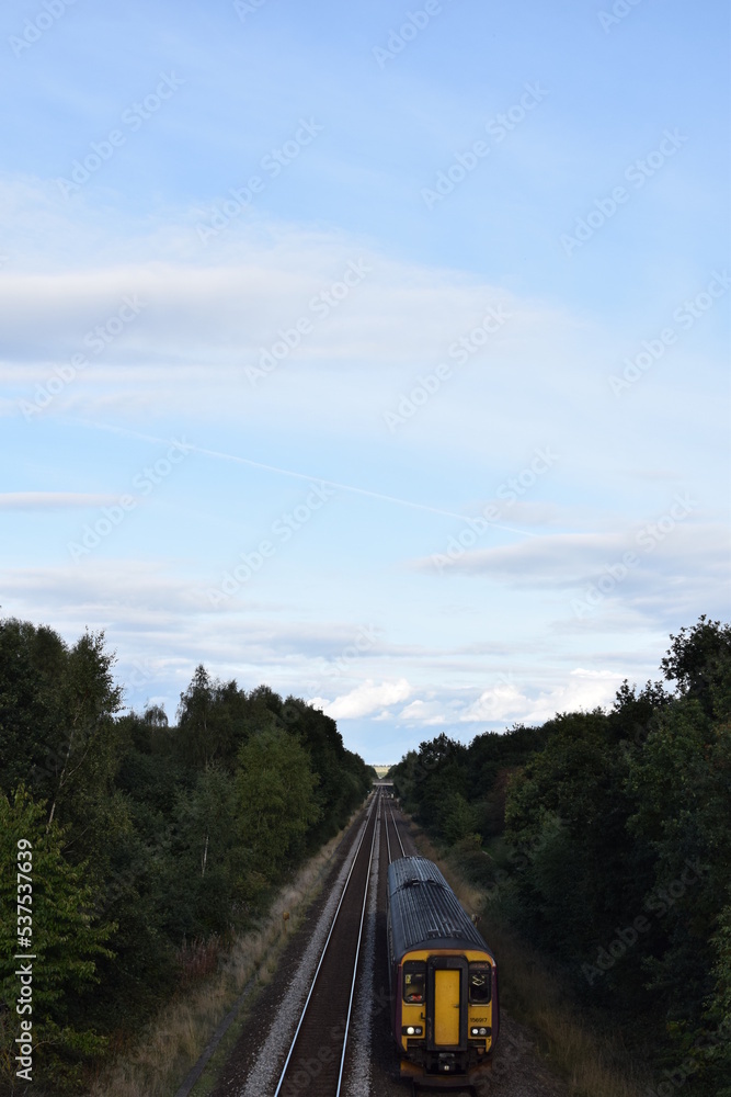 Fototapeta premium train on the road
