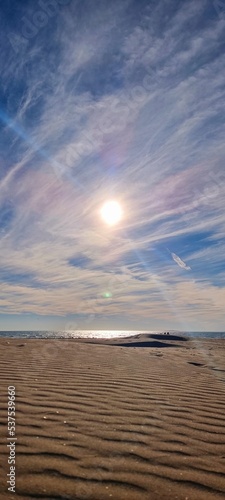 sunset on the beach