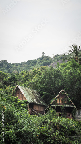 The Landscape of Phangan Island in Thailand