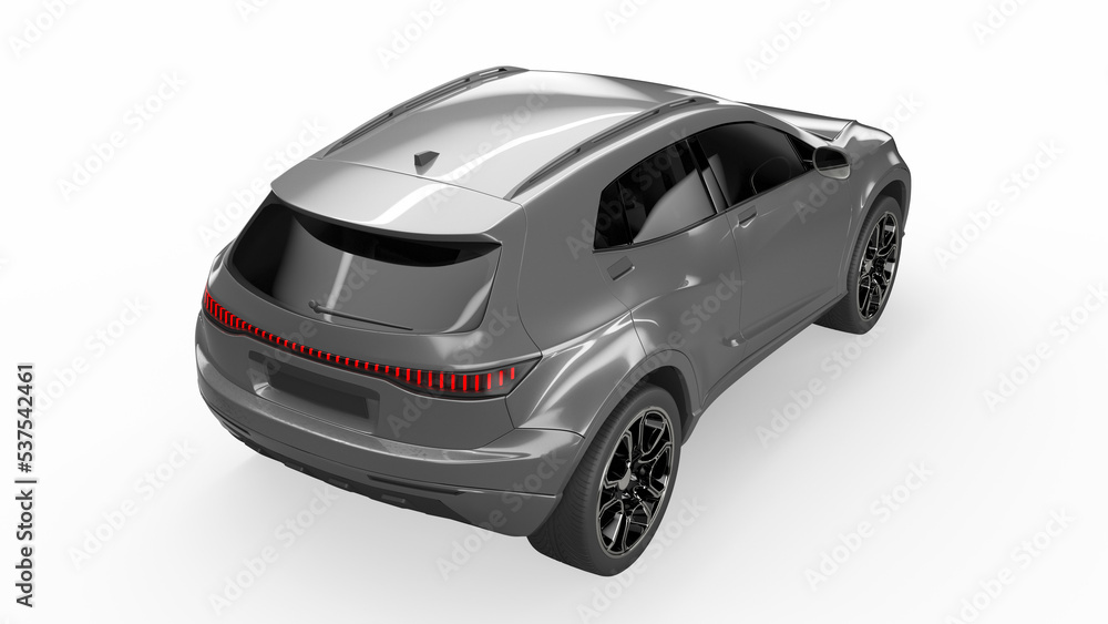 3d rendered fictional car illustration of a generic suv