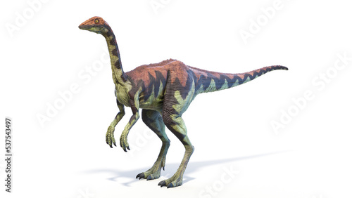 3d rendered dinosaur illustration of the Archaeornithomimus