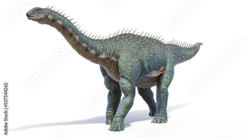 3d rendered dinosaur illustration of the Barapasaurus © SciePro