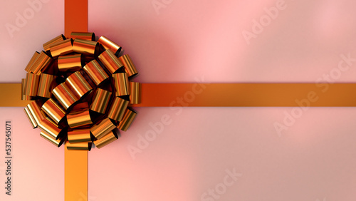 Wrapped Present with a bow
