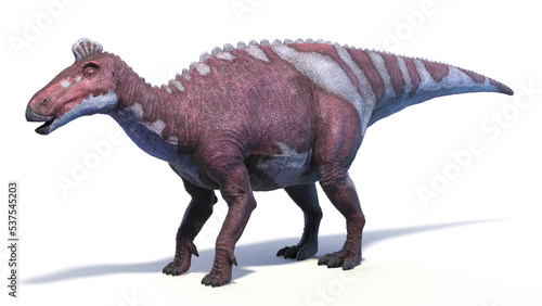 Fototapeta Naklejka Na Ścianę i Meble -  3d rendered dinosaur illustration of the Edmontosaurus