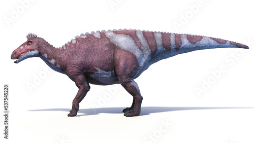 3d rendered dinosaur illustration of the Edmontosaurus © Sebastian Kaulitzki