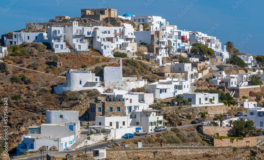The Greek village of Kastro on the island of Sifnos