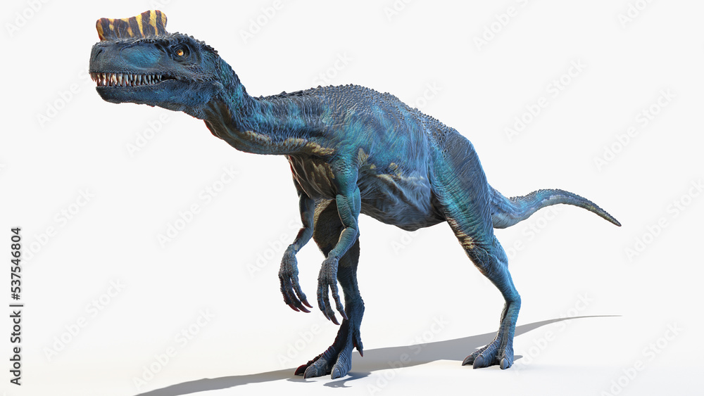 3d rendered dinosaur illustration of the Proceratosaurus