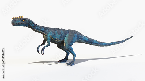 3d rendered dinosaur illustration of the Proceratosaurus