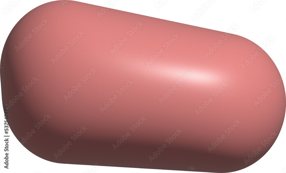 pink 3d abstract blob shape decoration pink 3d abstract blob shape decoration