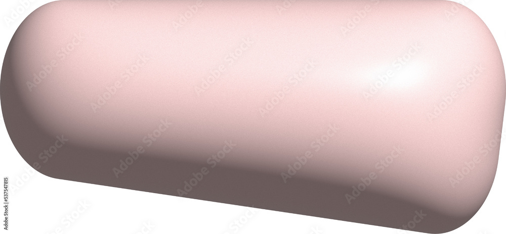 pink 3d abstract blob shape decoration pink 3d abstract blob shape decoration