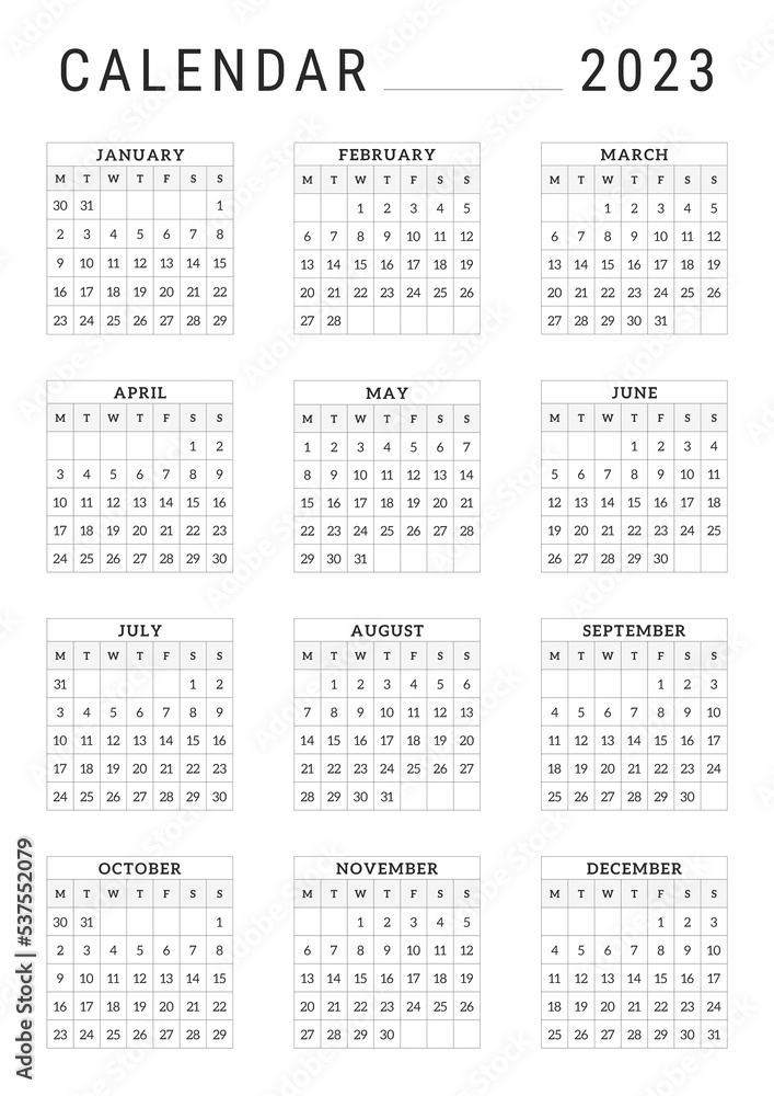 Calendar 2023 Calendar 2023