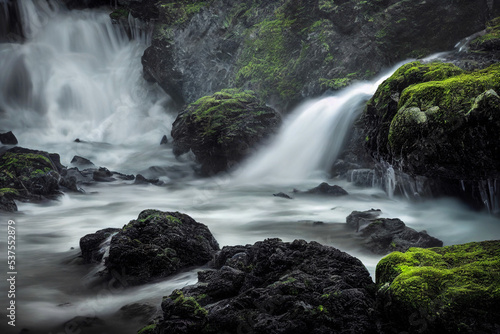 waterfall in the forest