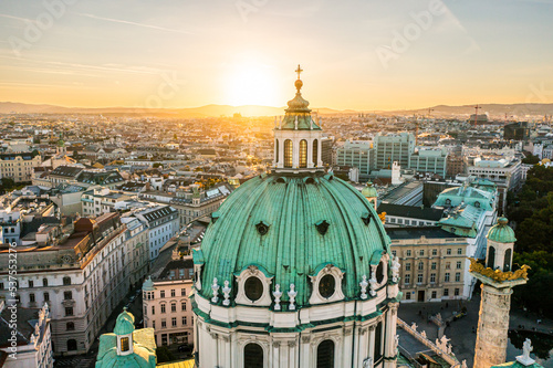 Aerial Drone Photo - St. Charles Church 