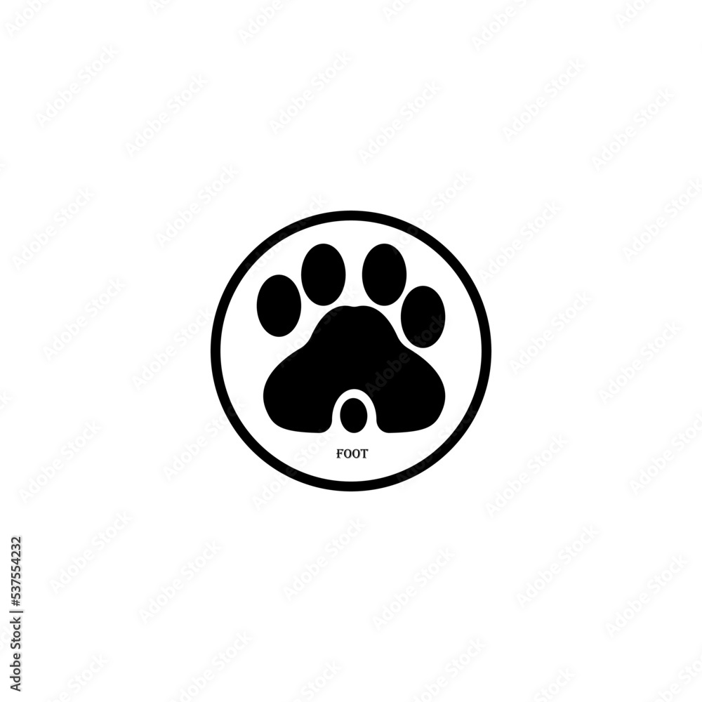 animal shoe sole icon image illustration vector design foot animal shoe sole icon image illustration vector design foot