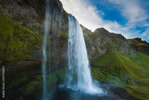 Seljalandsfoss waterfall  Iceland
