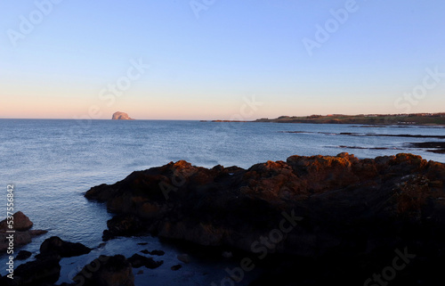 Bass Rock in the distance, North Berwick, East Lothian, Scotland