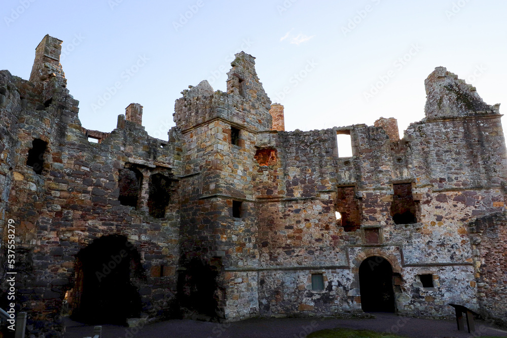 Dirleton Castle, North Berwick, East Lothian, Scotland