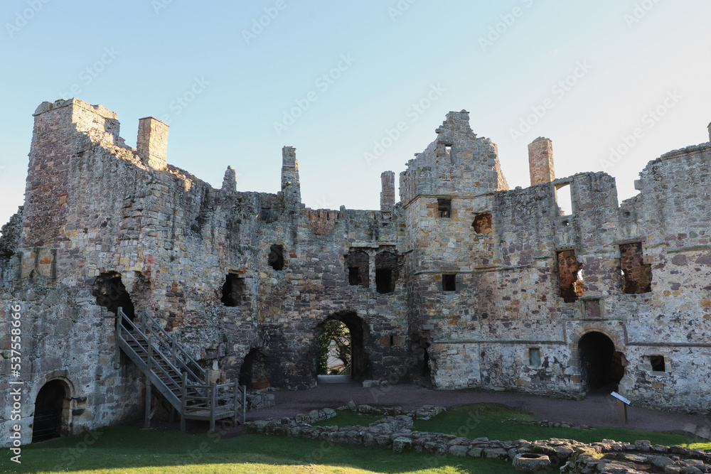 Dirleton Castle, North Berwick, East Lothian, Scotland