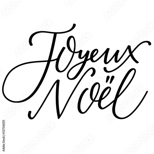 Hand drawn french lettering 