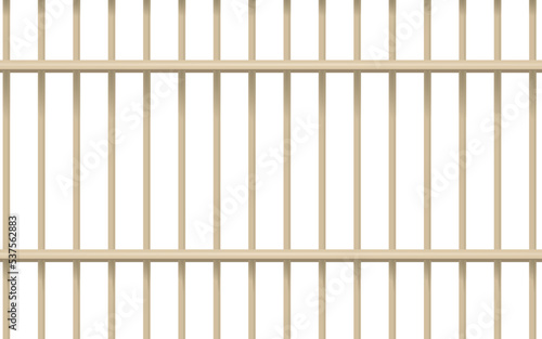 Cage metal bars. vector illustration