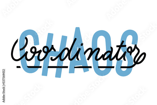 chaos coordinator vector lettering