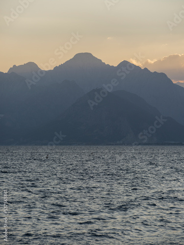 beautiful sea view and magnificent mountains