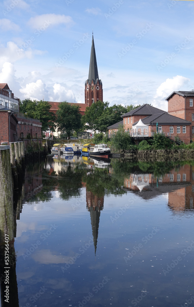 Obraz premium Hafen in Buxtehude