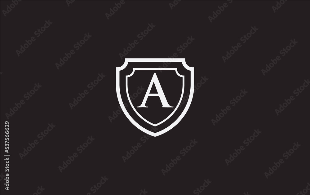 Double shield and golden elegant logo symbol design image with alphabets for professional brand and business Double shield and golden elegant logo symbol design image with alphabets for professional brand and business