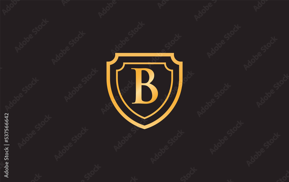 Double shield and golden elegant logo symbol design image with alphabets for professional brand and business Double shield and golden elegant logo symbol design image with alphabets for professional brand and business