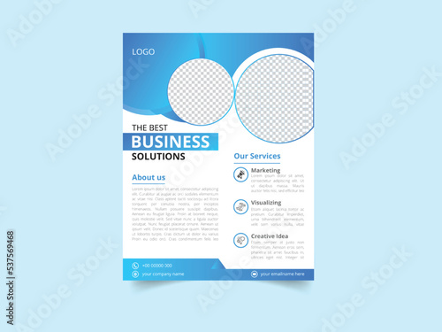  Creative business Flyer template design.