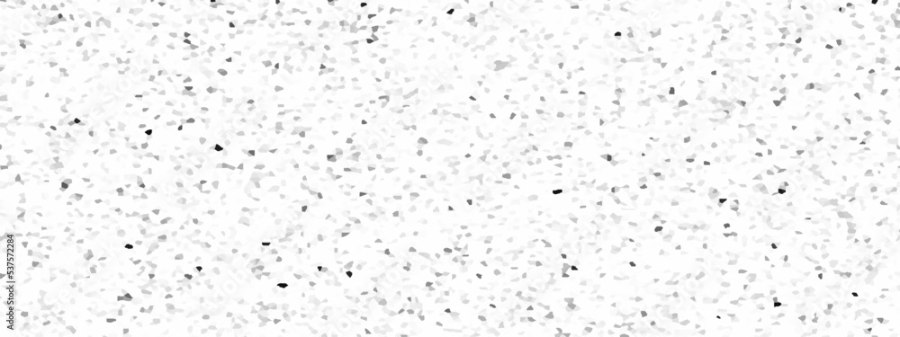 Abstract design with white paper texture background and terrazzo ...