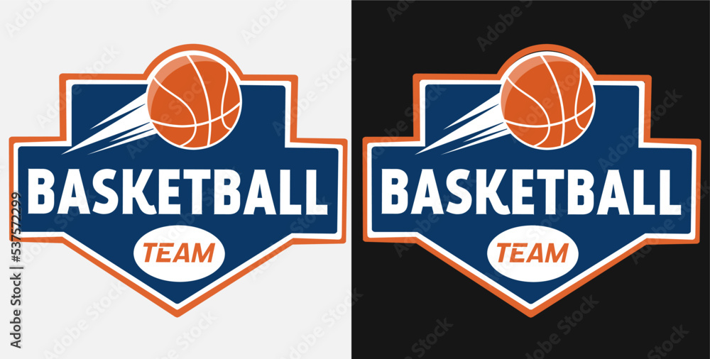 Fototapeta premium illustration vector basketball team perfect for team logo,print,etc