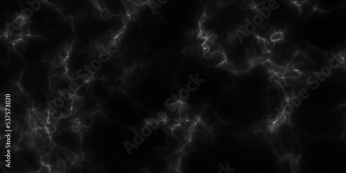 Abstract background with dark thunderbolt mineral texture on black marble .Modern design with Old vintage rough texture and Monochrome texture. White Grunge on Black Background for Overlay