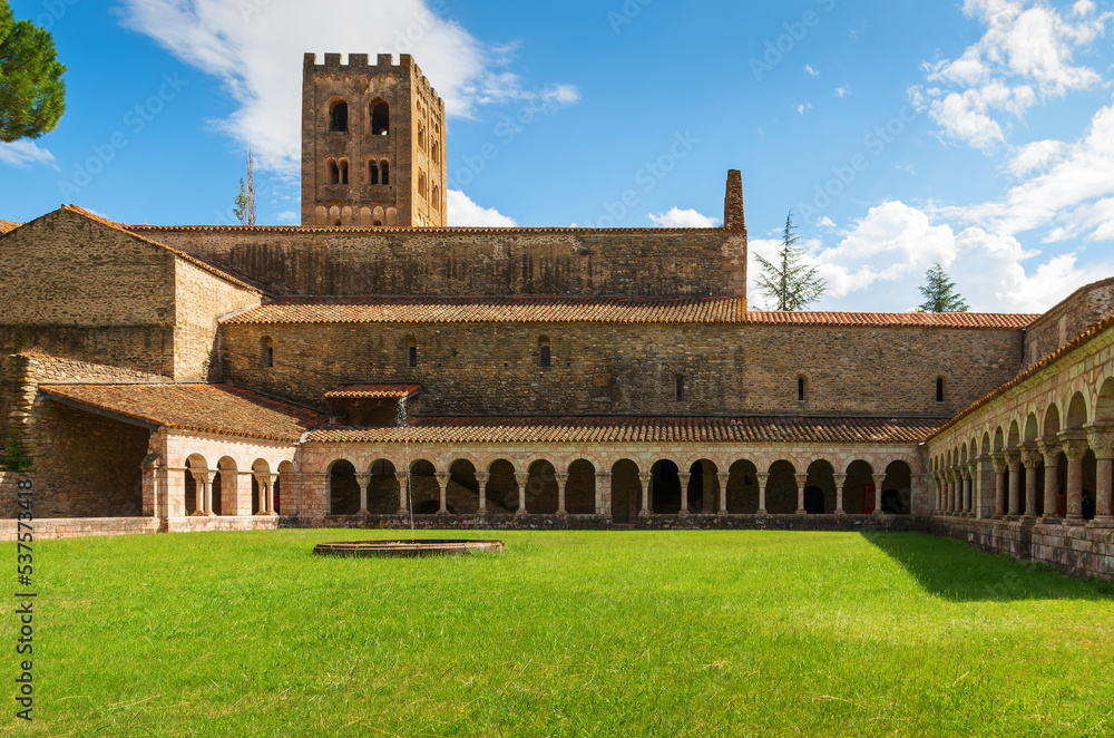 Abbaye de Saint-Michel de Cuxa,Pyrénées-Orientales,Occitanie,France.