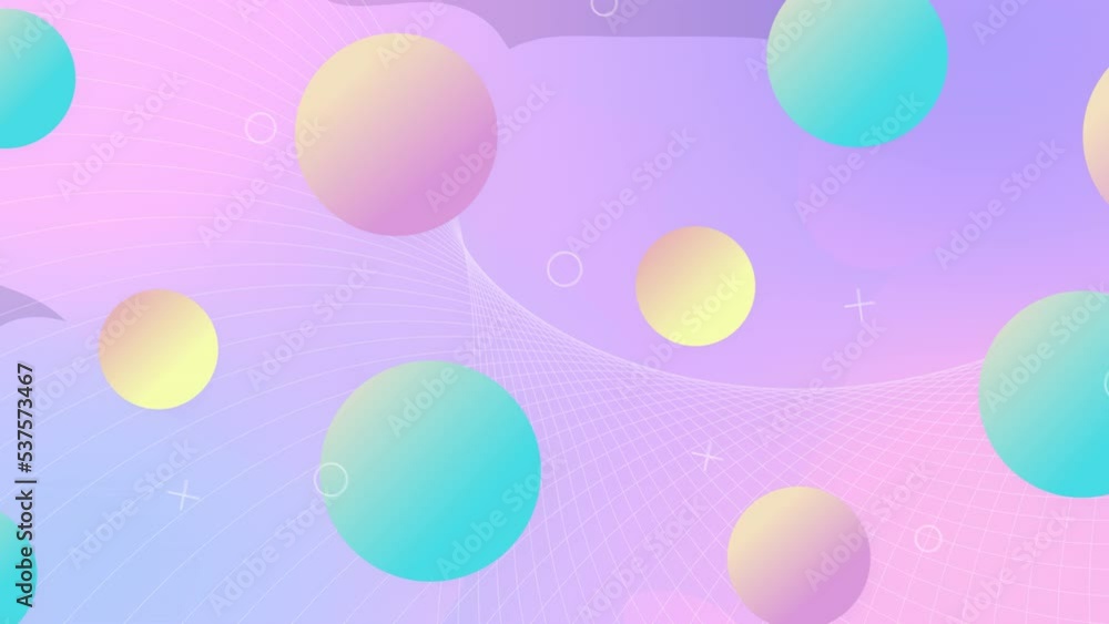 Colored background with balloons on a gradient. Colored background with balloons on a gradient.