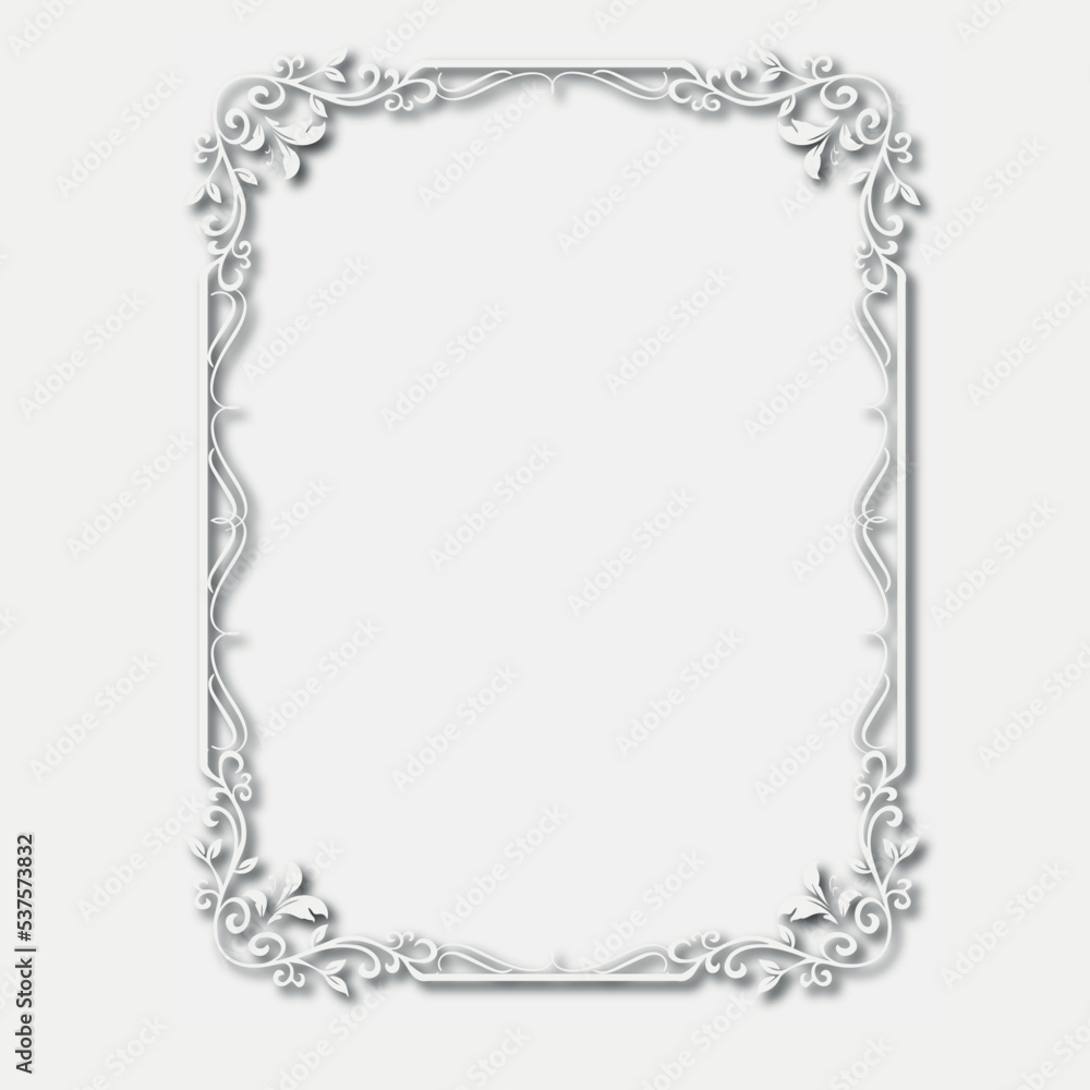 Frame, in the style of an ornament, Vector illustration eps 10, Art. Frame, in the style of an ornament, Vector illustration eps 10, Art.