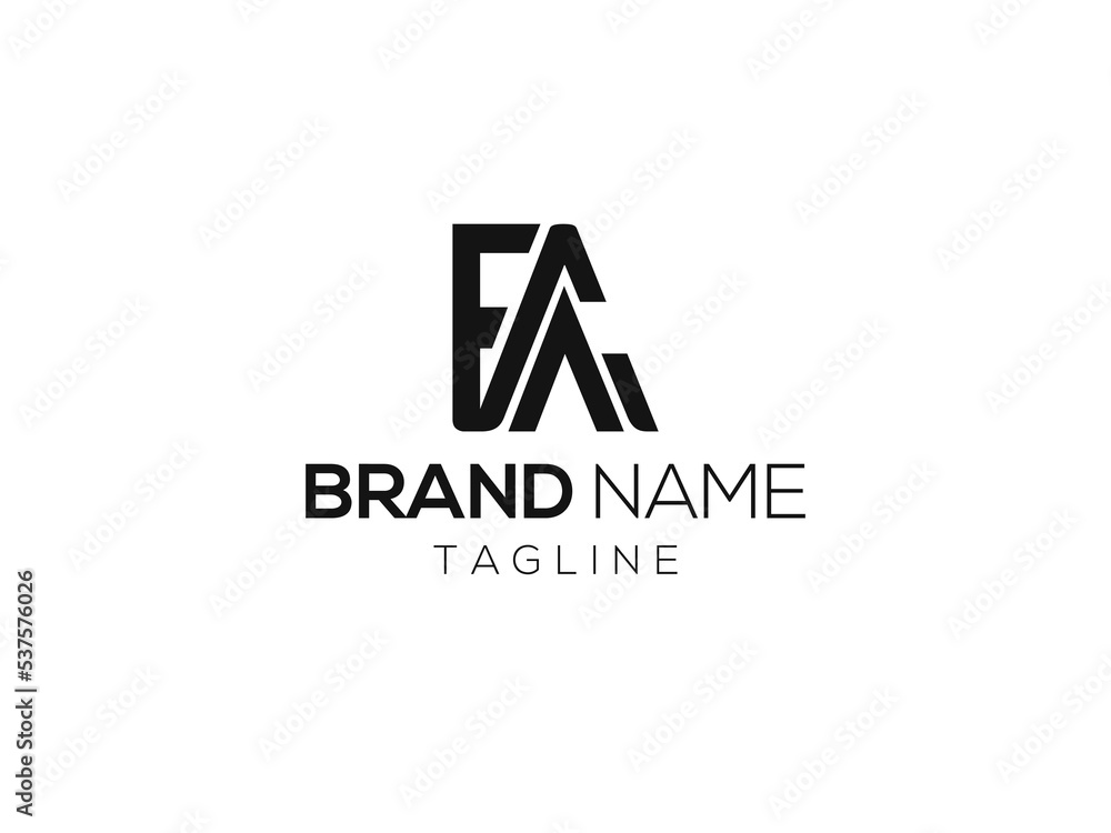 FA monogram logo FA monogram logo