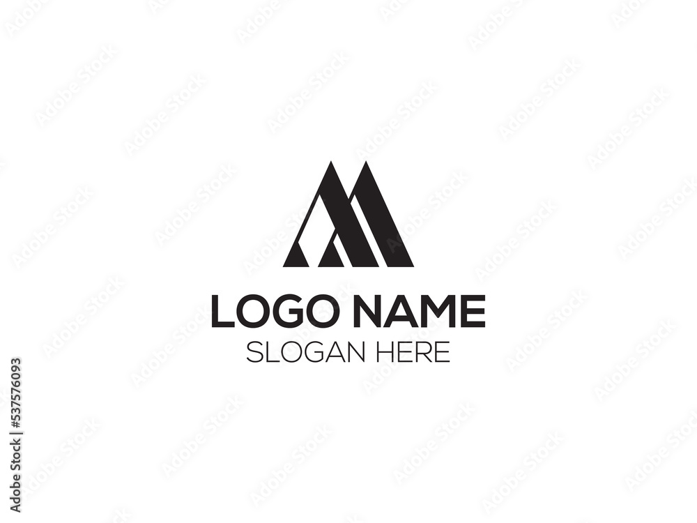 AA or M monogram logo AA or M monogram logo