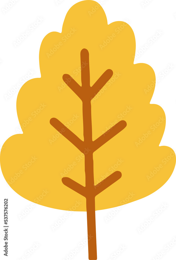 Cute tree illustration. simple tree flat design Cute tree illustration. simple tree flat design
