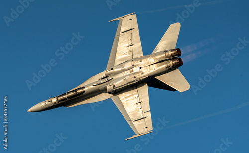 f18 fighter jet ejercito del aire airshow