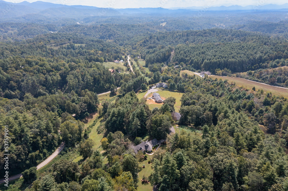 Fototapeta premium drone mountain views