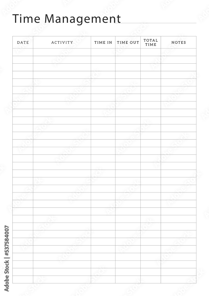Time Management Time Management