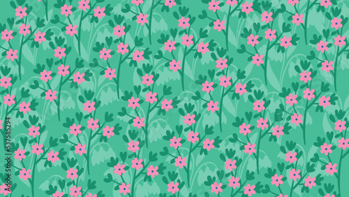 Art Illustration Background Pattern Seamless symbol icon botanical logo plants flower and leaf
