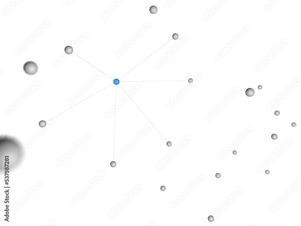 Telecommunication concept with abstract network structure Telecommunication concept with abstract network structure