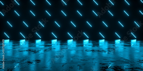 Wallpaper Mural Electronic Rain Laser Light Blue Glowing Illumination Spectrum Falling Reflection On Concrete Grunge Abstract Backgrounds Illustration 3d Rendering Torontodigital.ca