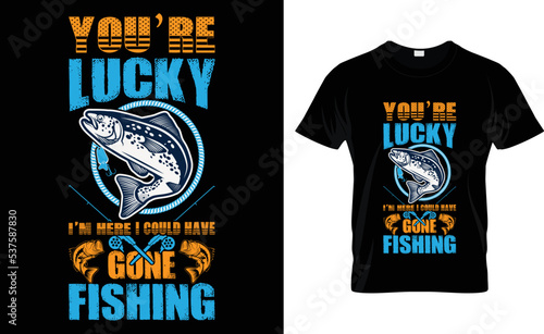 fishing T-shirt Des