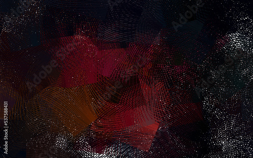 Wallpaper Mural Dark Red, Yellow vector layout with curved lines. Torontodigital.ca